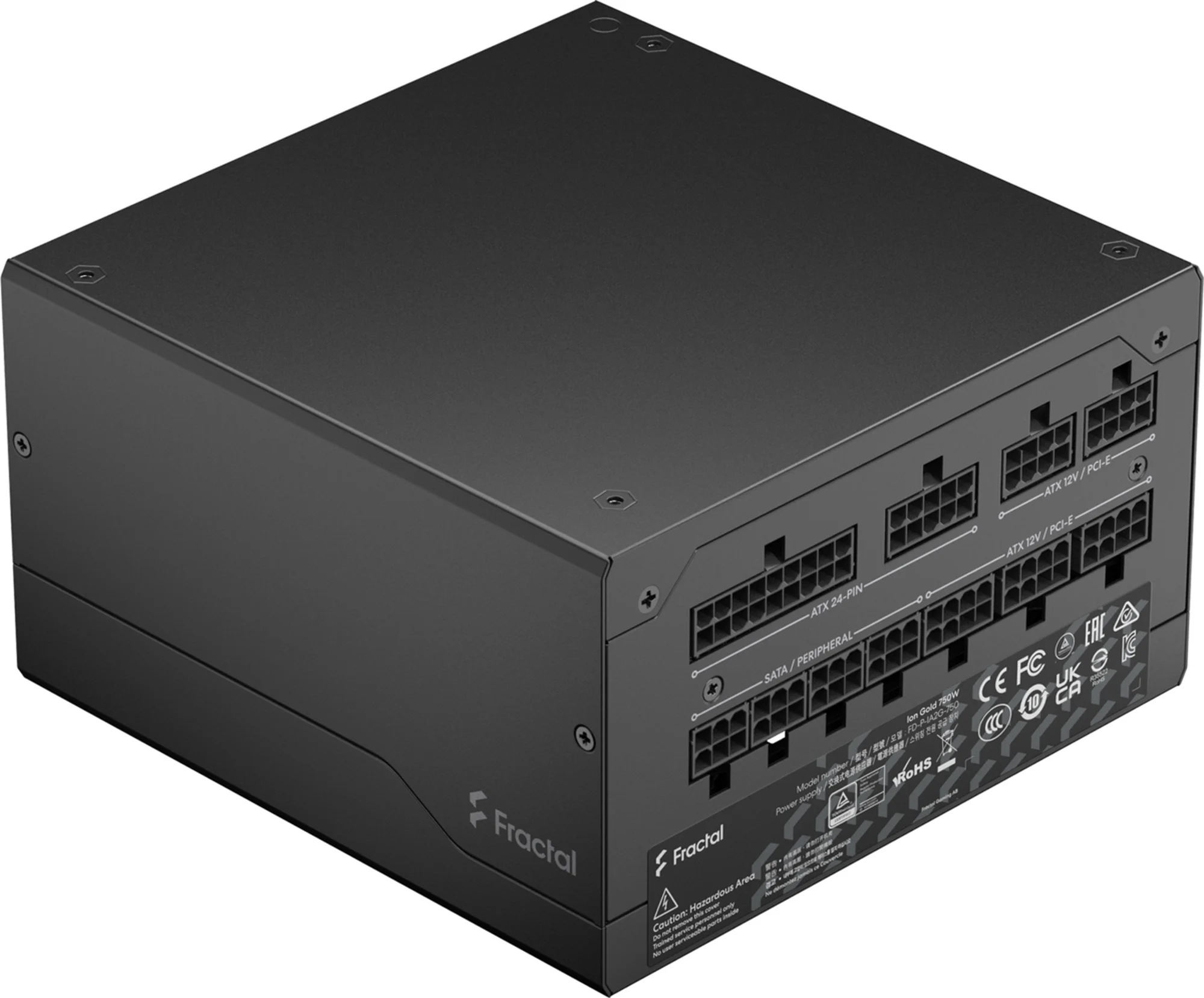 Fractal Design ION Gold 750W – pilnai modulinis 750W maitinimo blokas
